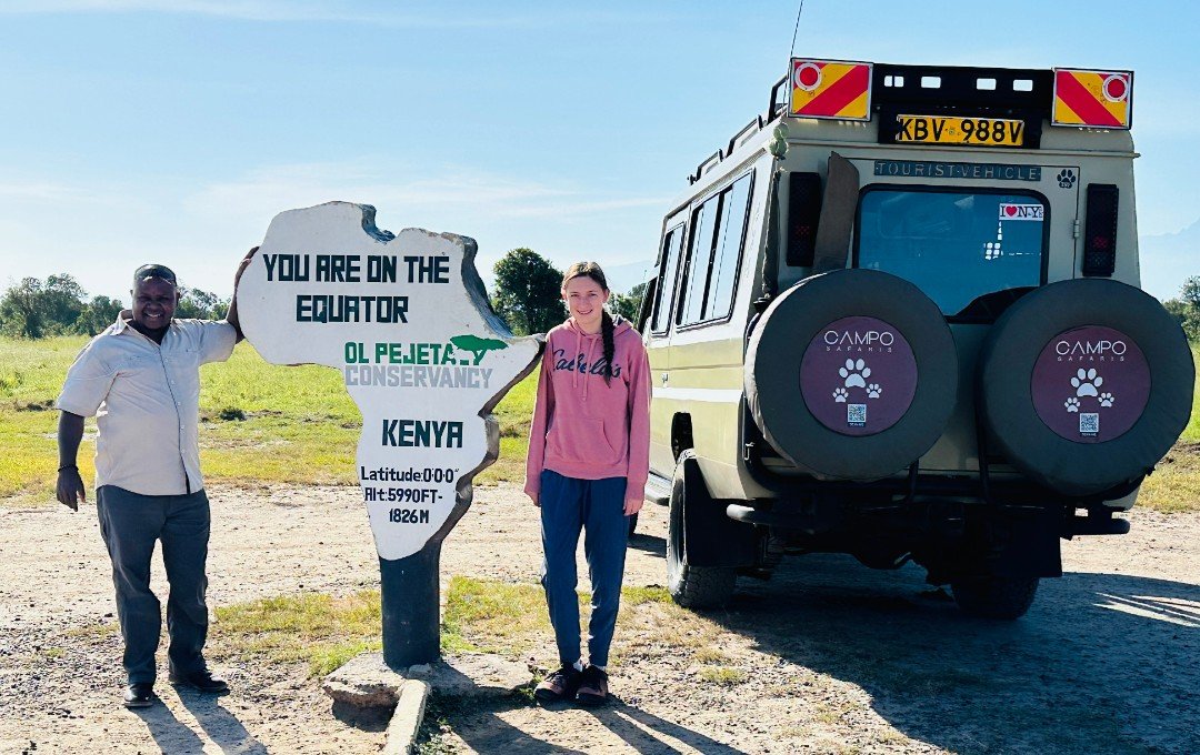 Equator picture at Ol-Pejeta